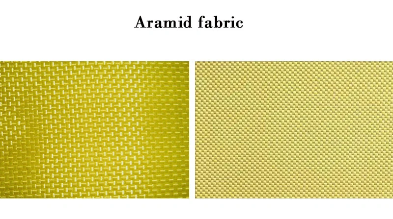 Yellow 1000d Plain Woven Aramid Fiber Fabric for Industrial Use